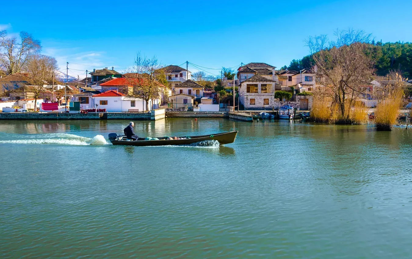 Exploring the small island of Lake Pamvotida