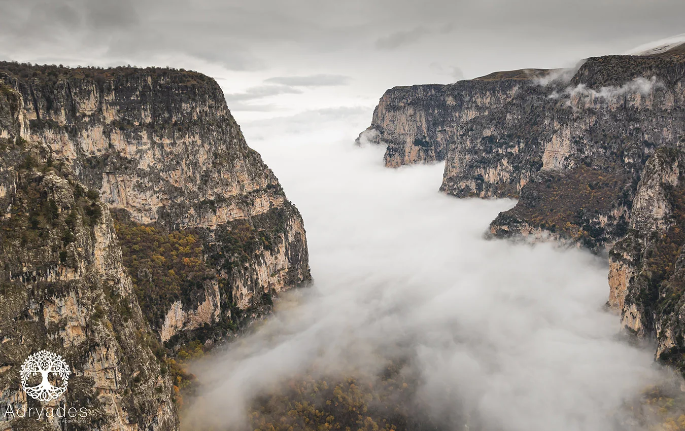 hiking in the Vikos-Aoos National Park